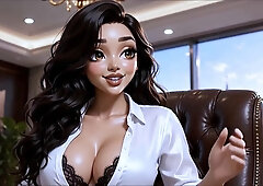 Horny Arab Big Butt at Marketing Meeting Loses Control and Takes Rough Office Pounding