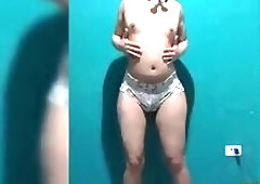 Cute 18-year-old femboy taking a well-endowed Black mans cock.