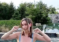pussy show outdoor