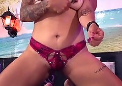 Latina shares deepthroat techniques