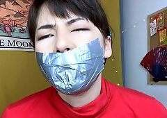POV bound and gagged with your friend