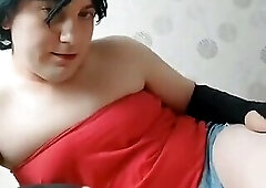 Crazy Hot Slutty White Femboy Big Butt